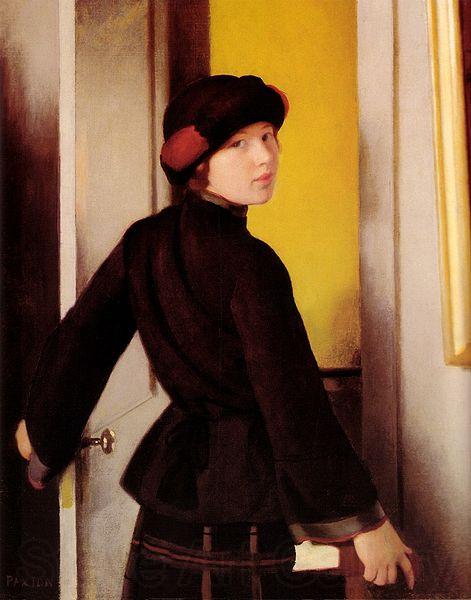 William McGregor Paxton Leaving the studio